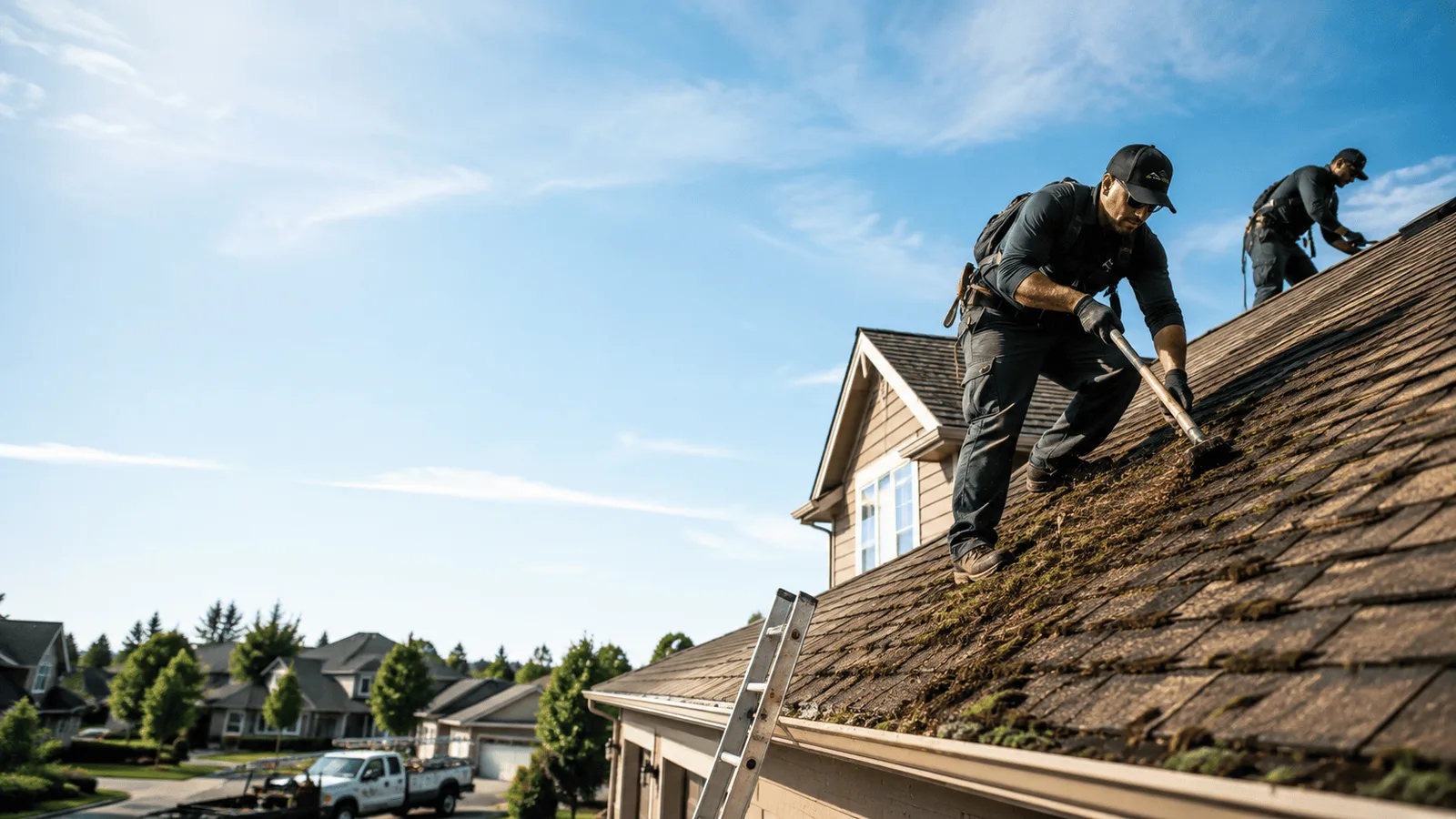 Roof Moss Removal in Suffolk, VA near me